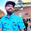 Load image into Gallery viewer, Male model sporting the 7-Strong "Pennant to Win It" shirt, inside Petco Park in San Diego, smiling and shown from the midsection up.