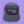 Load image into Gallery viewer, Centered close up of the black 7-Strong script logo hat. The hat is featured a deep lavender background with black 7-bolts patterned throughout. 
