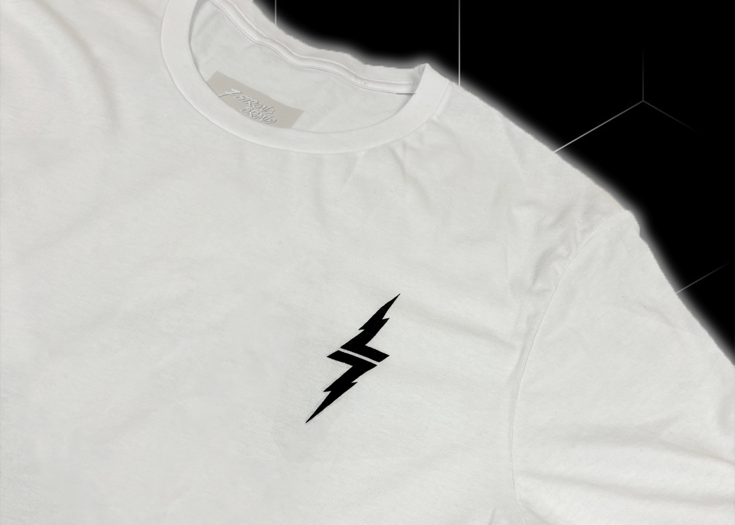 Branded White T-Shirt – 7-Strong Brand