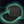 Load image into Gallery viewer, Black snapback hat on a futuristic background, hat features the mint version of the 7-Strong bolt logo.

